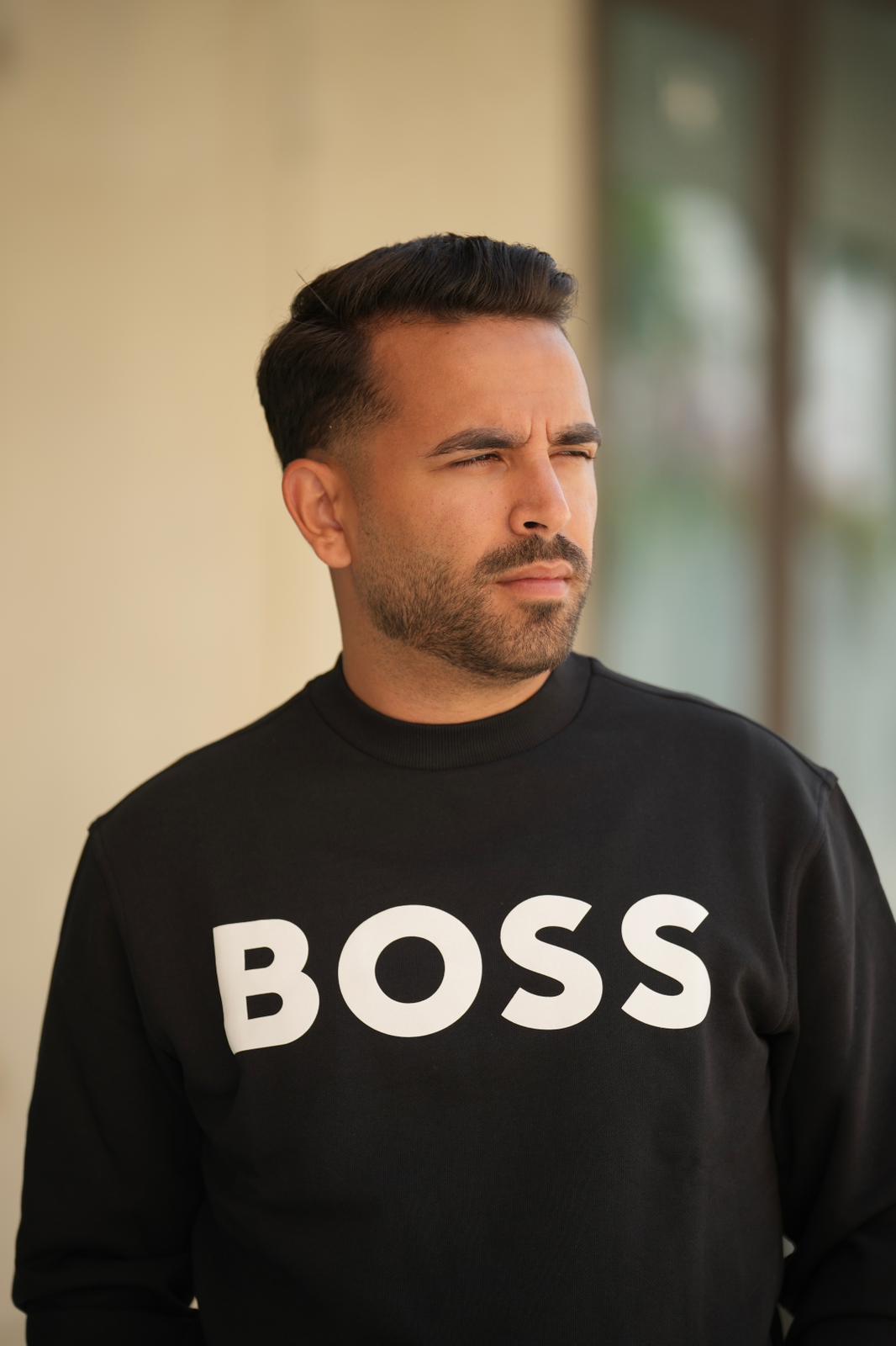 Sweatshirt com estampado de logótipo BOSS