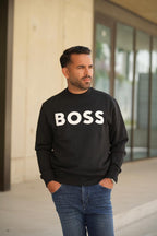 Sweatshirt com estampado de logótipo BOSS