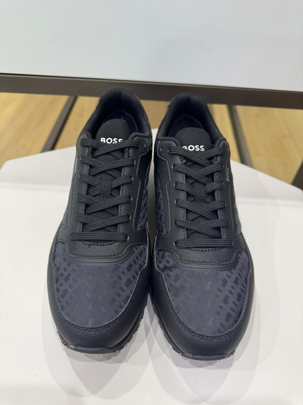 Sapatilhas BOSS All-Black com Detalhes Logo