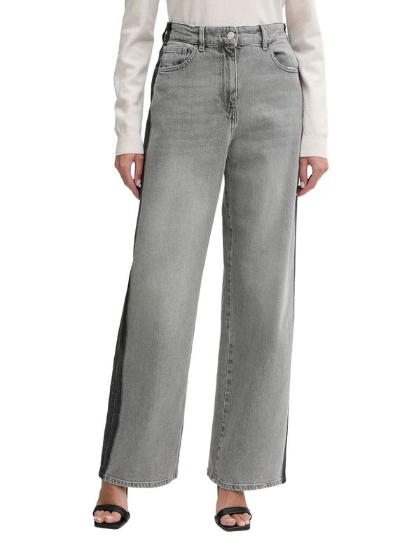 Jeans Straight cintura alta TWINSET Actitude - vista frontal