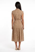 Vestido midi estampado MARKUP