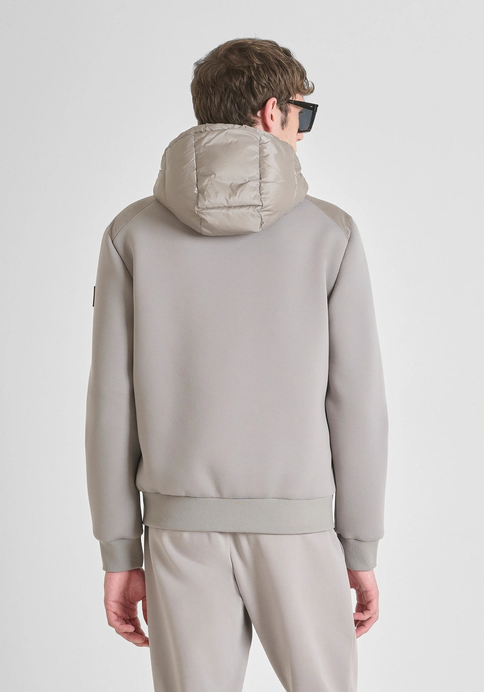 Casaco slim fit com mangas de malha Antony Morato