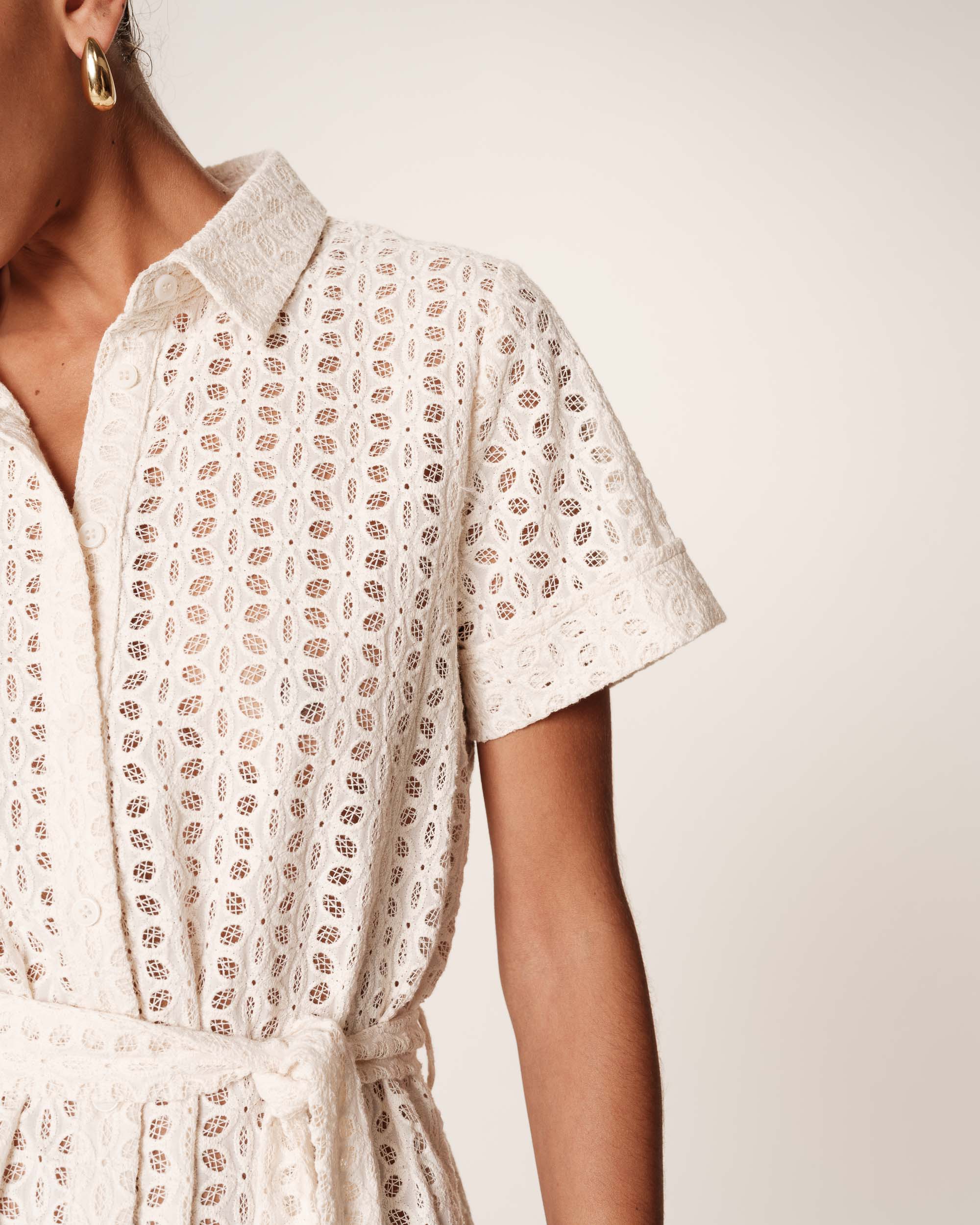 Vestido ROMANE bordado Grace & Mila