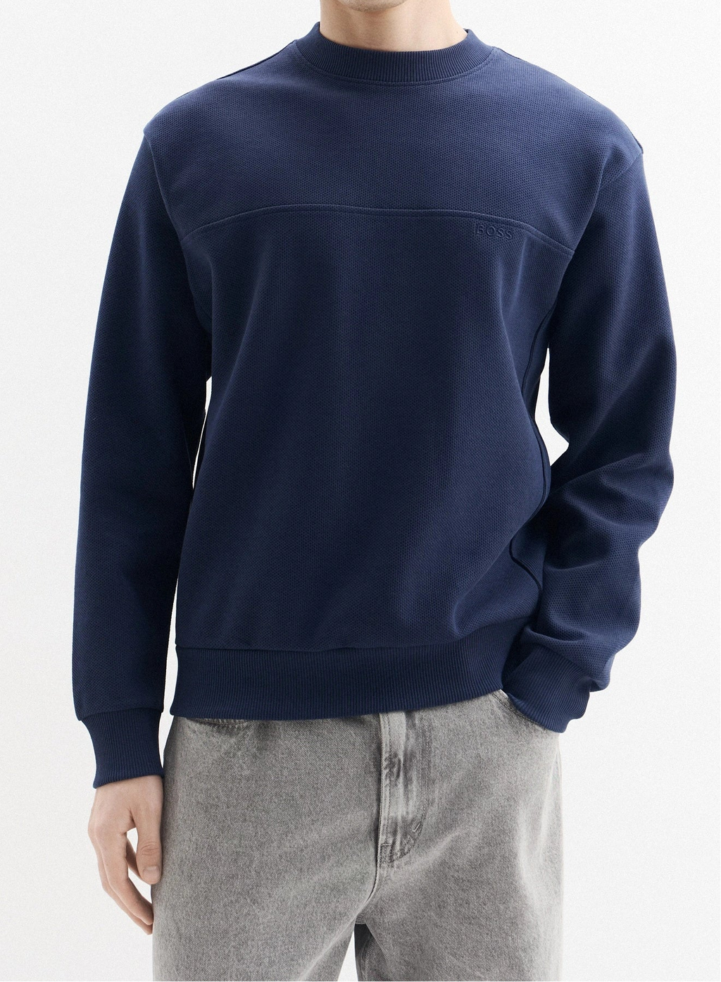 Sweatshirt de malha BOSS
