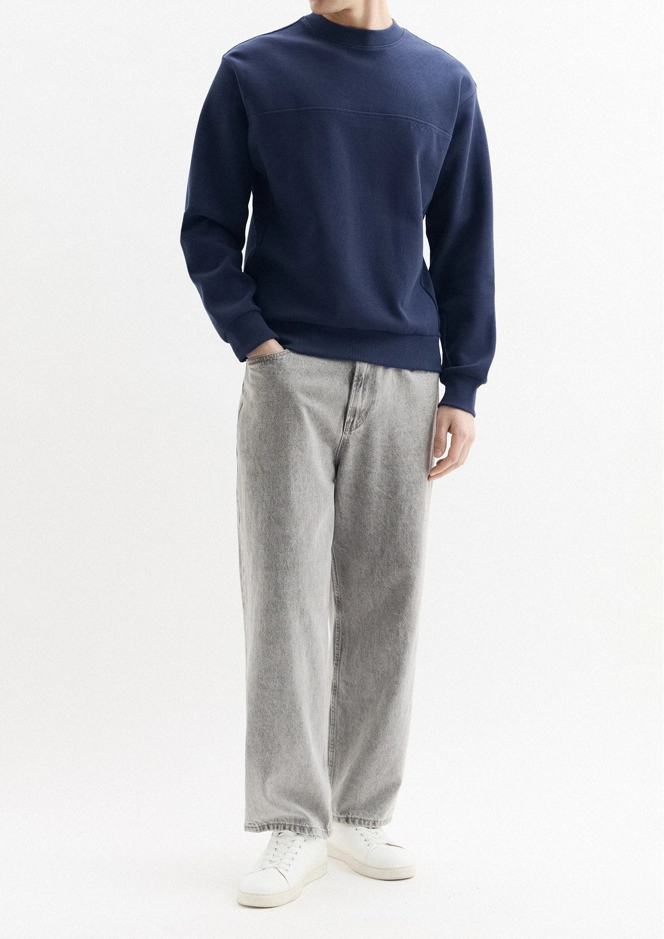 Sweatshirt de malha BOSS