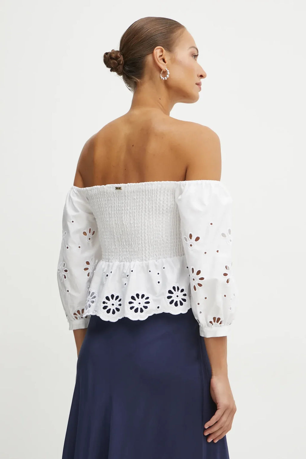 Blusa com bordado Fracomina