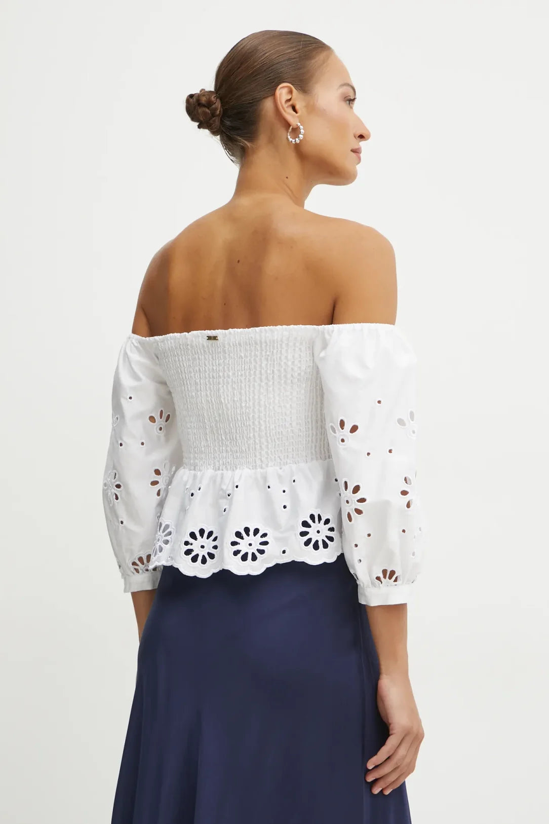 Blusa com bordado Fracomina