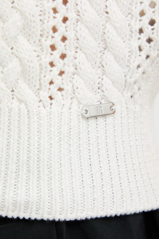 Polo gola renda FRACOMINA