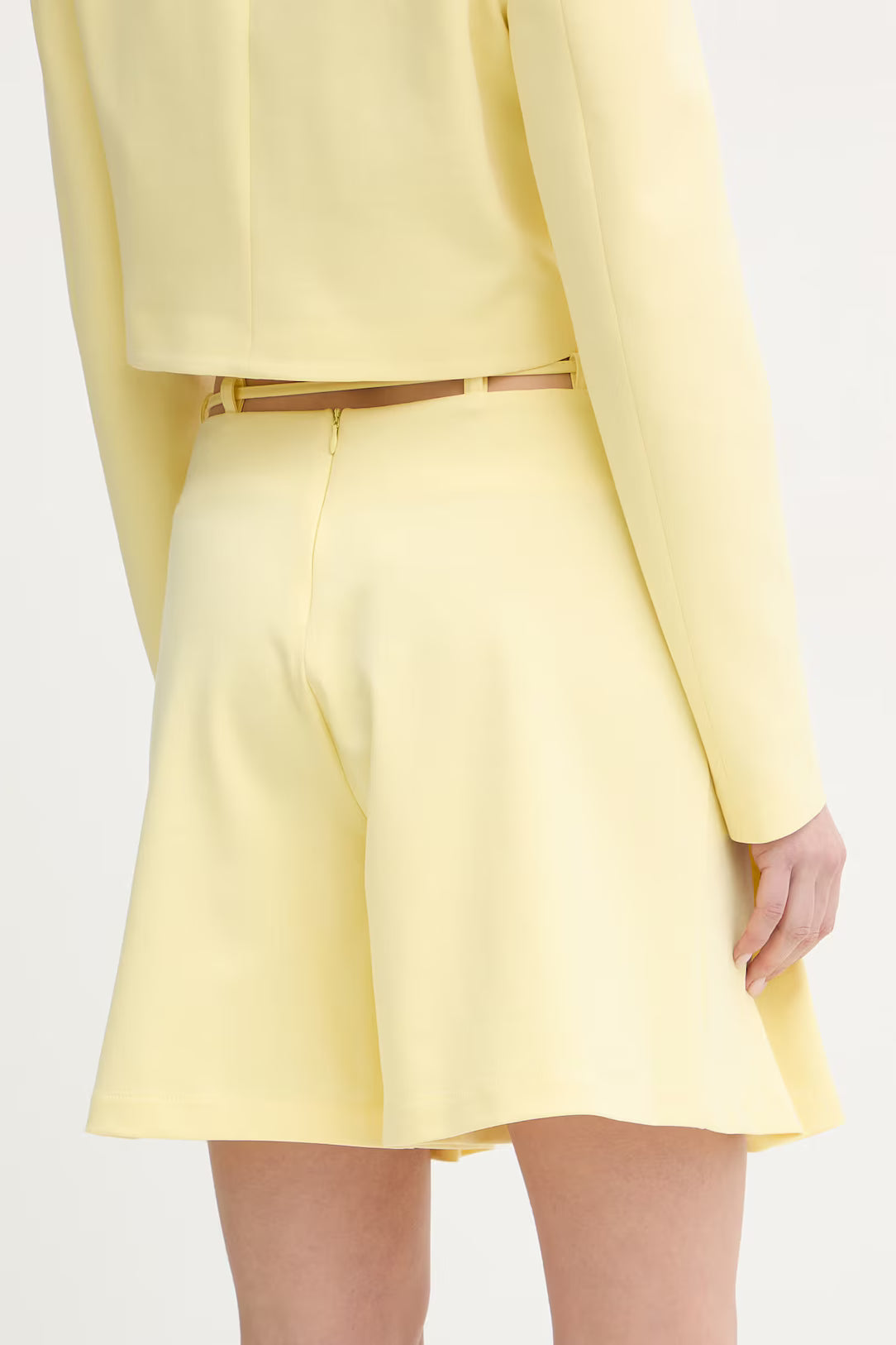 Calção de malha com pregas Fracomina