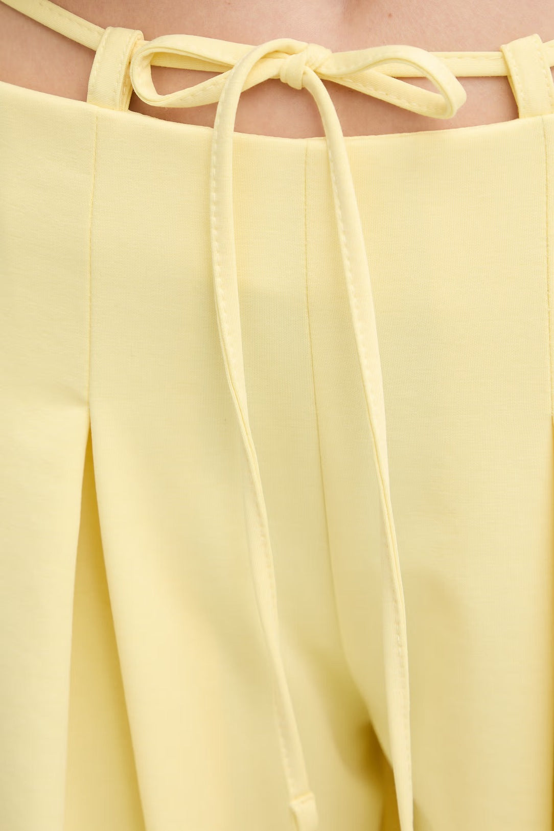 Calção de malha com pregas Fracomina