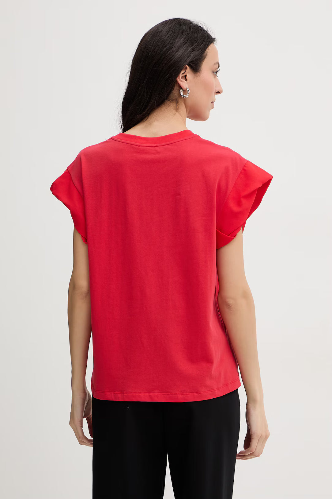 T-shirt logotipo bordado TWINSET