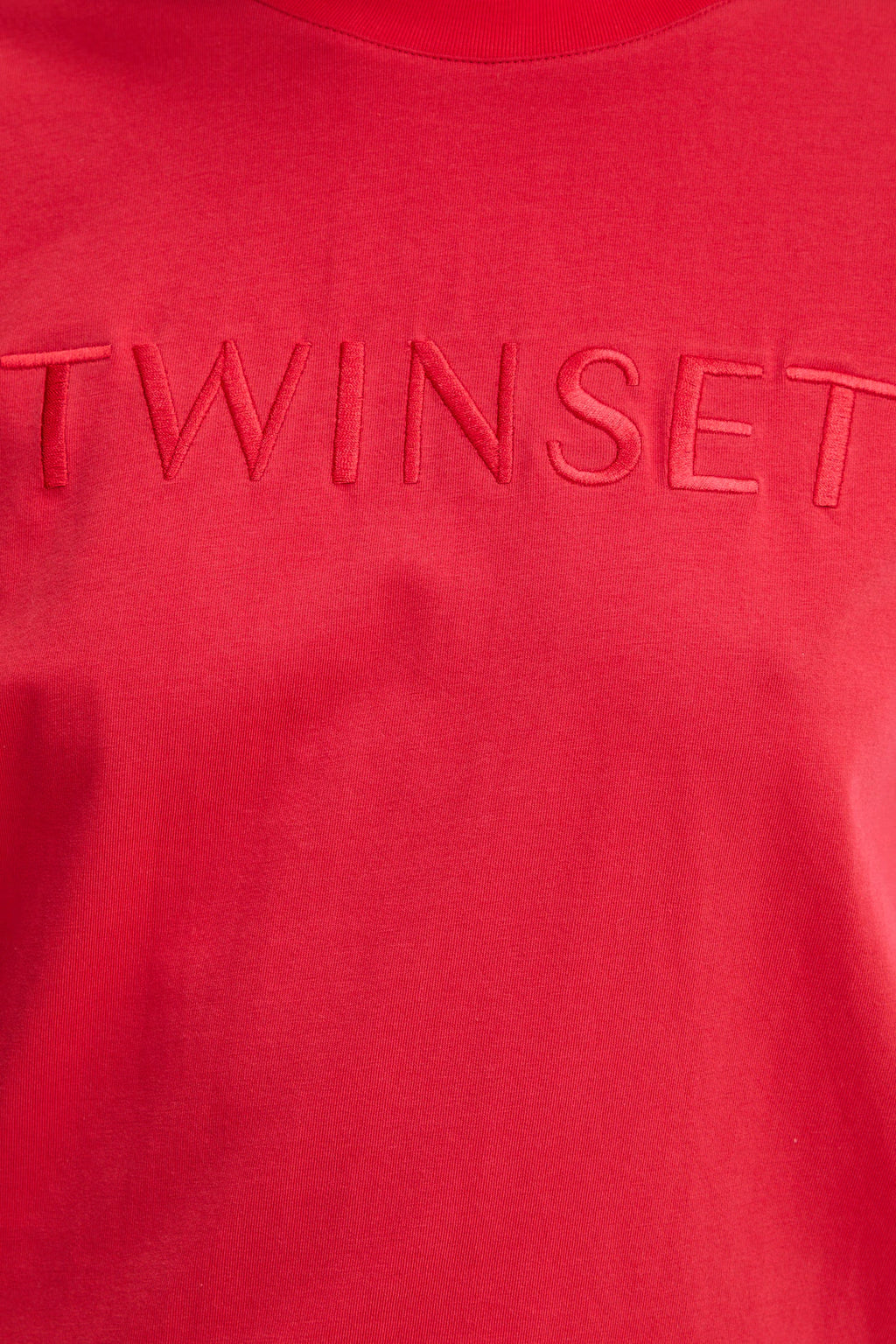T-shirt logotipo bordado TWINSET