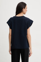 T-shirt logotipo bordado TWINSET