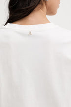 T-shirt bordado minimalista TWINSET