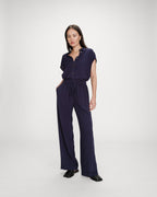Pantalona "RAVEN" em linho GRACE & MILA