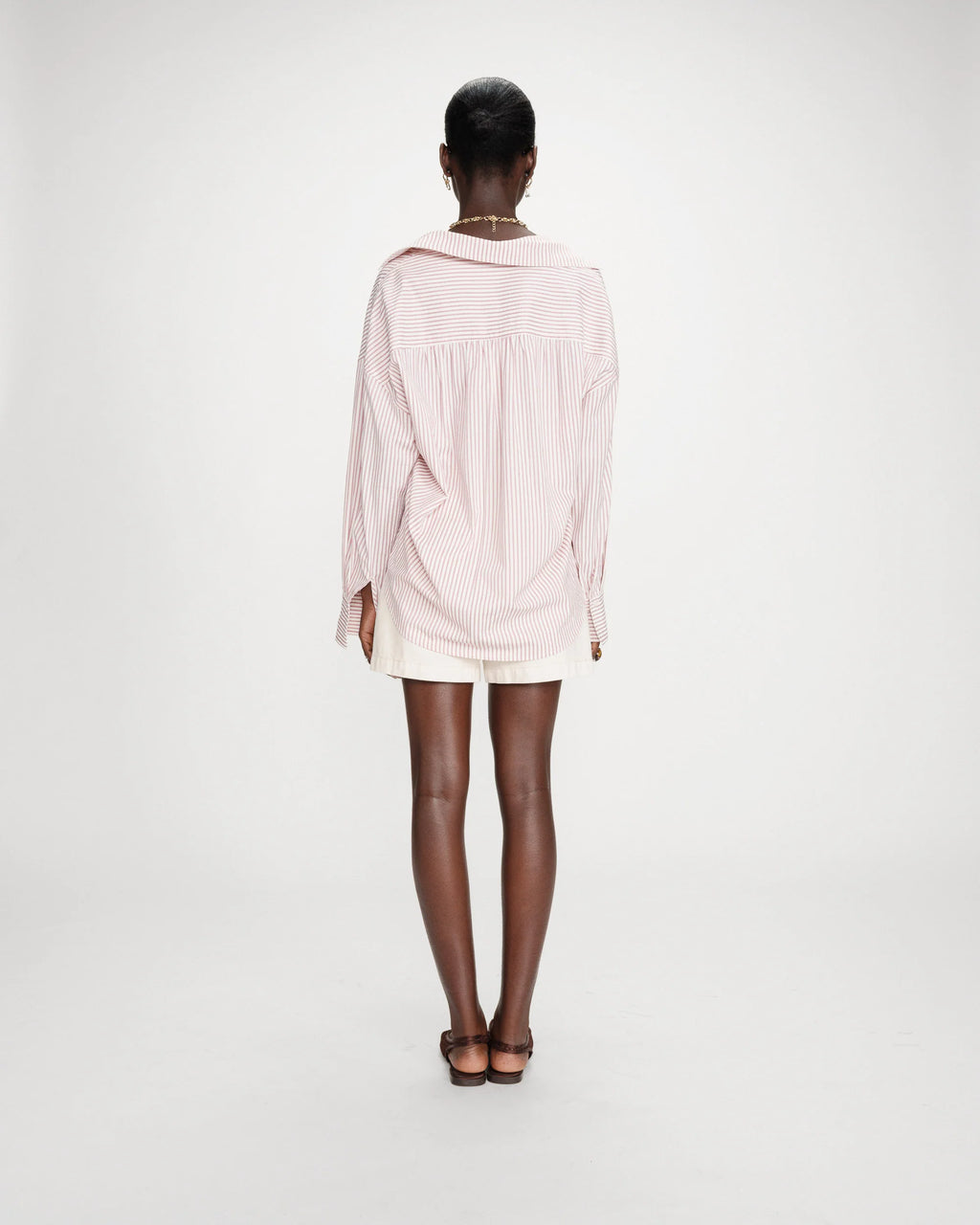 Camisa oversized listrada "VIPERA" GRACE & MILA