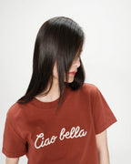T-shirt "VANDERS" com slogan GRACE & MILA