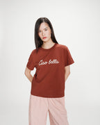T-shirt "VANDERS" com slogan GRACE & MILA