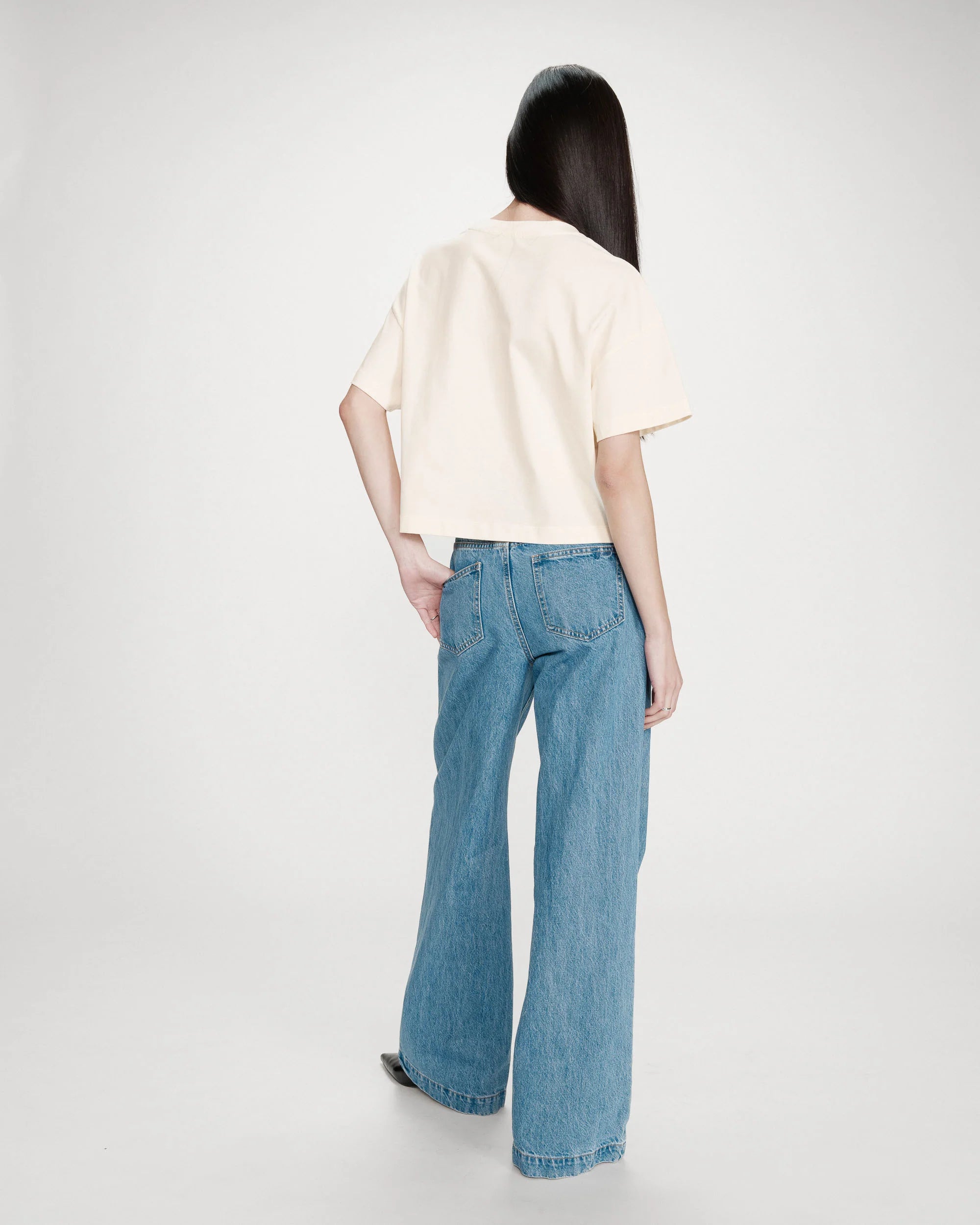 T-shirt cropped "VOSS" GRACE & MILA