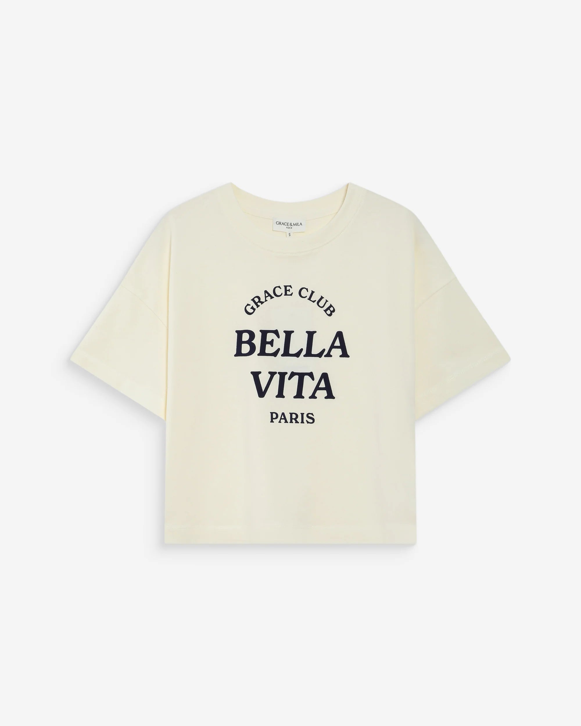 T-shirt cropped "VOSS" GRACE & MILA