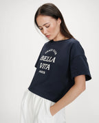 T-shirt cropped "VOSS" GRACE & MILA