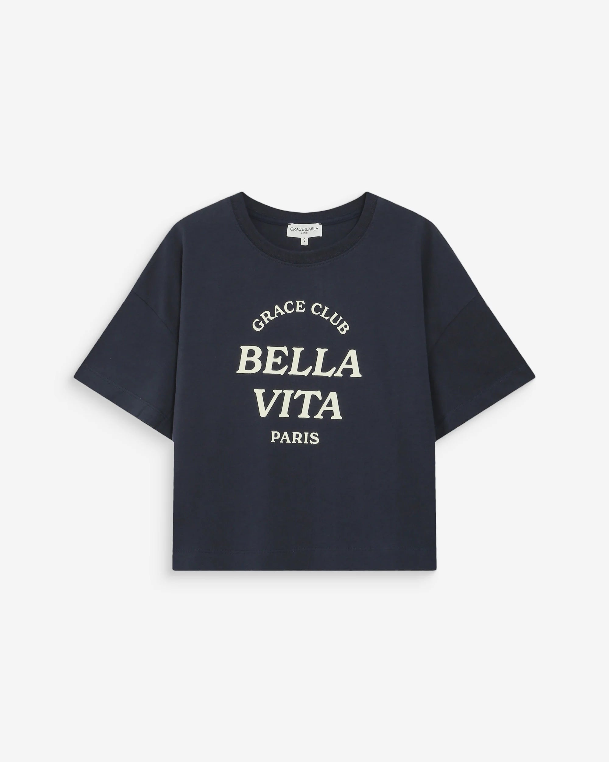 T-shirt cropped "VOSS" GRACE & MILA