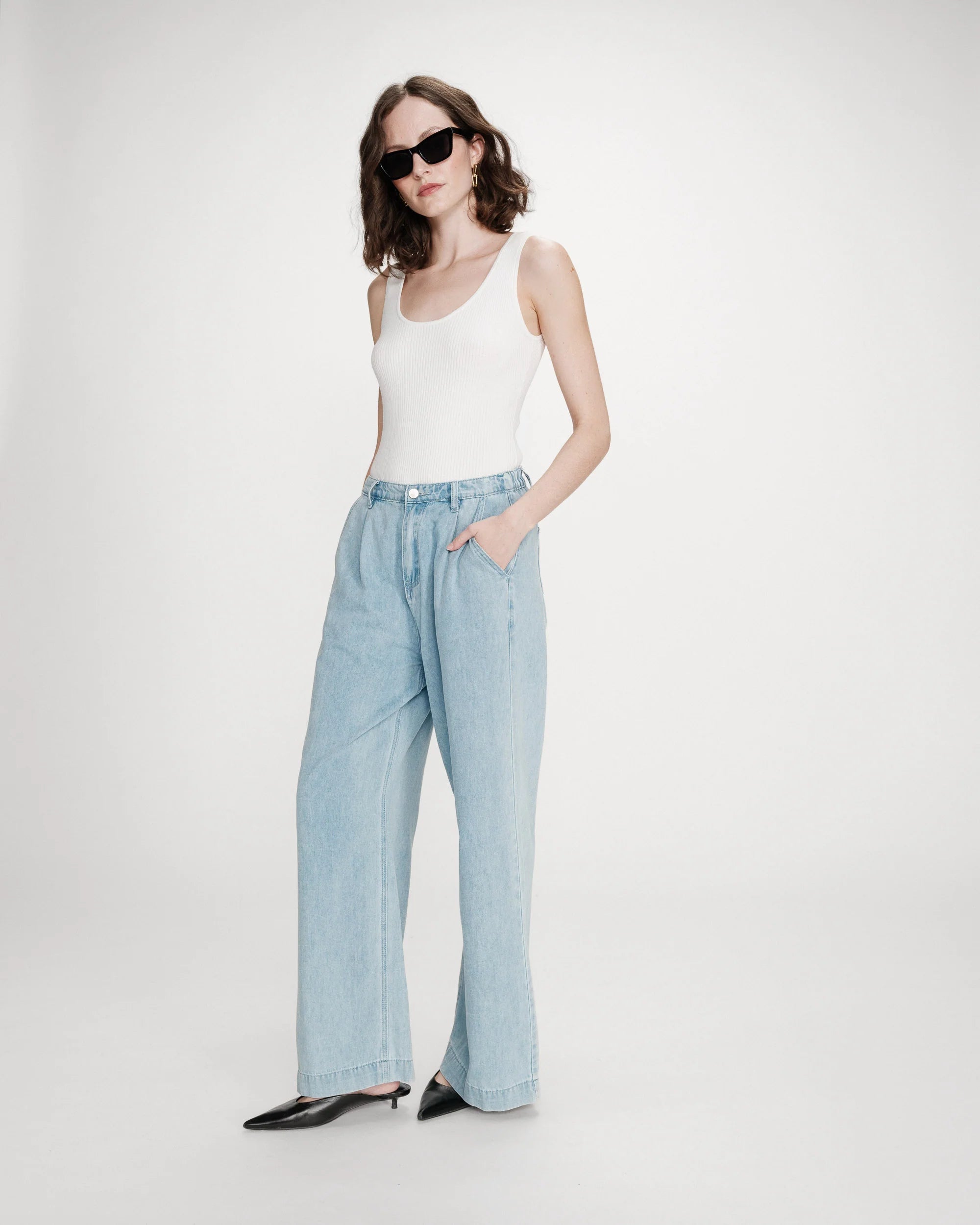 Body "VELMONDO" em malha canelada GRACE & MILA