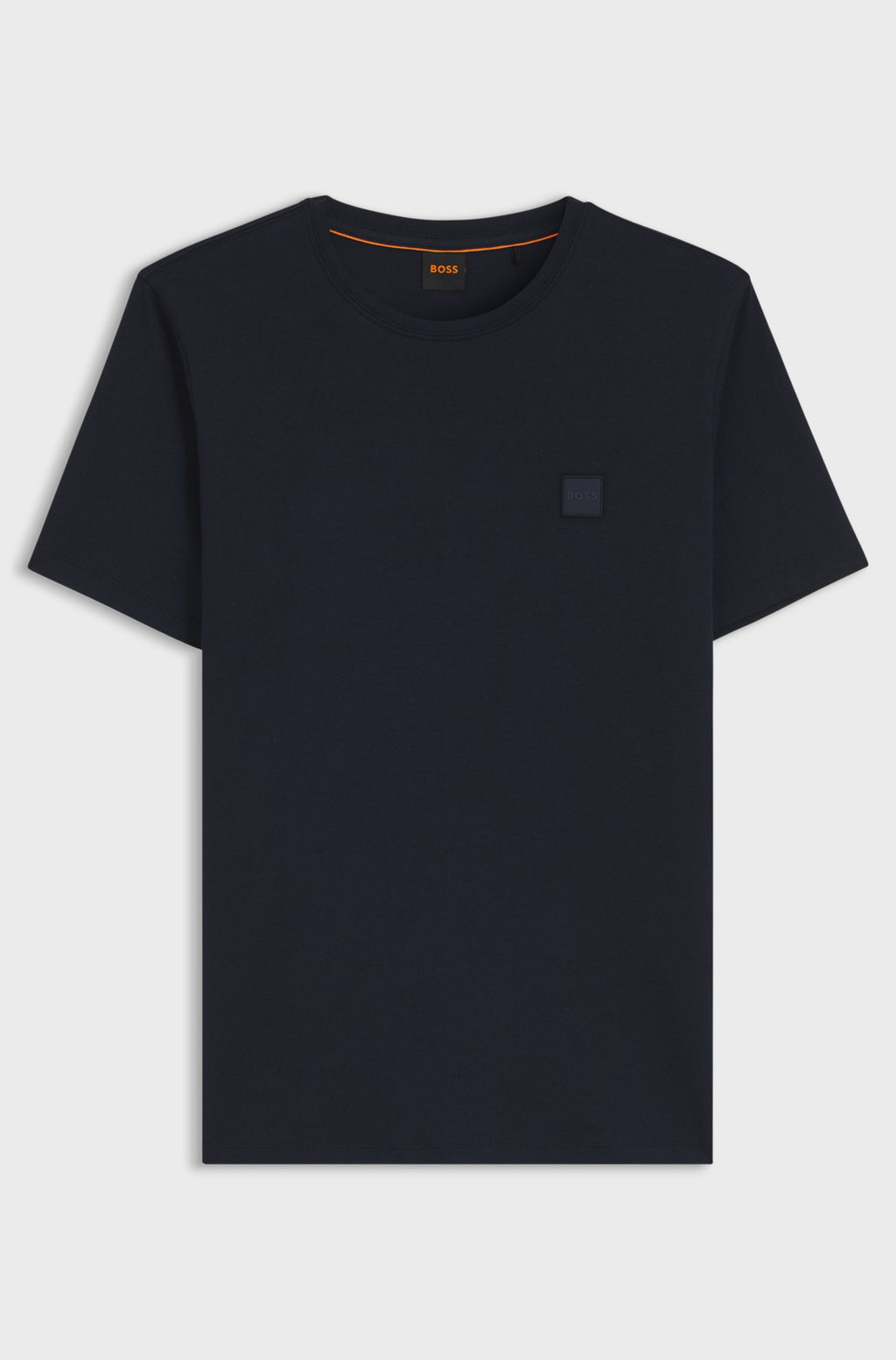 T-shirt com logo no peito marca boss