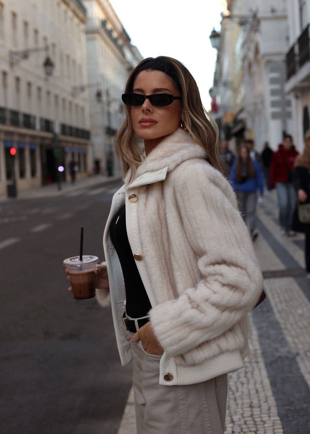 Casaco de pelo Fracomina