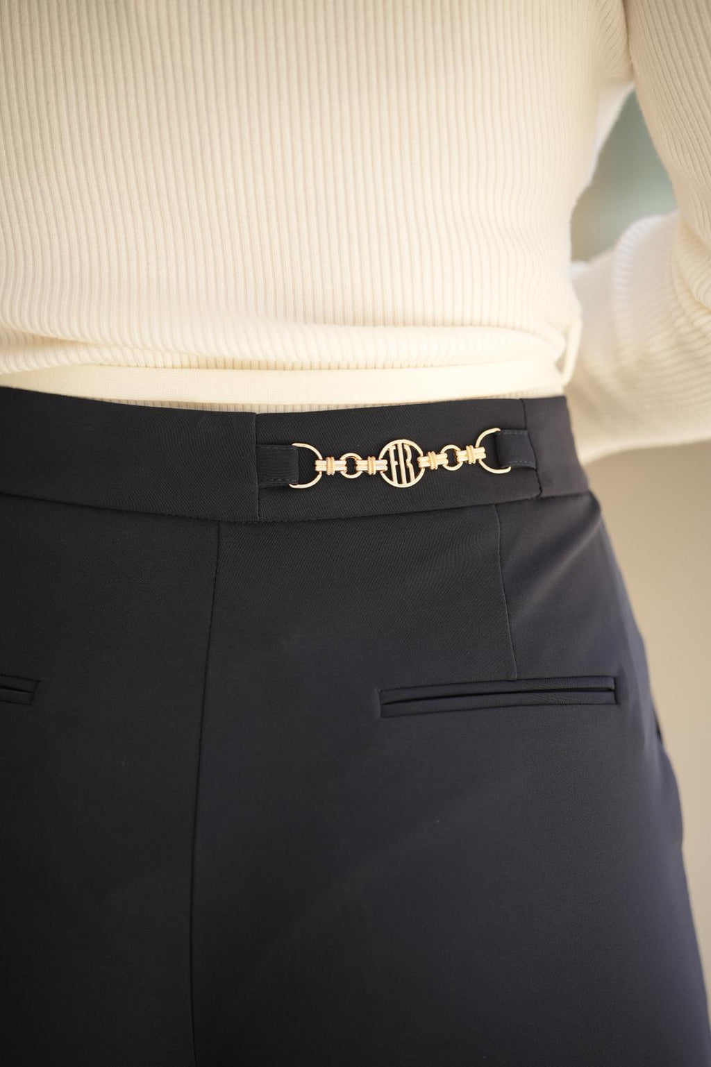 Calça flair Fracomina