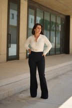 Calça flair Fracomina