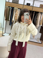 Sweatshirt estampa borboleta TWINSET ACTITUDE