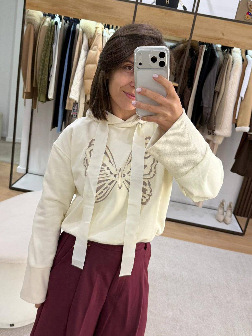 Sweatshirt estampa borboleta TWINSET ACTITUDE