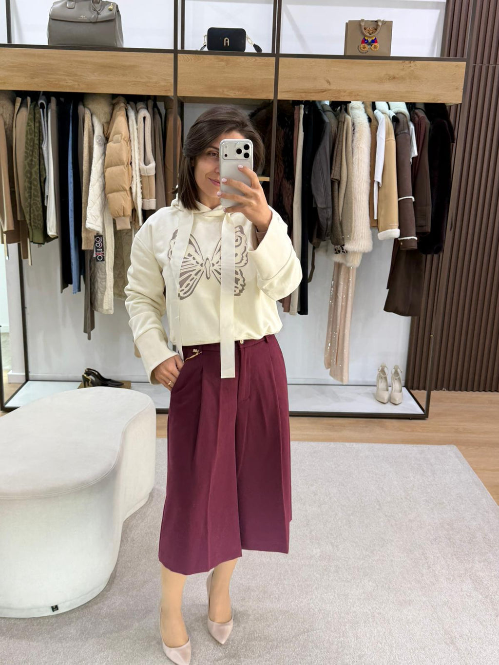 Sweatshirt estampa borboleta TWINSET ACTITUDE