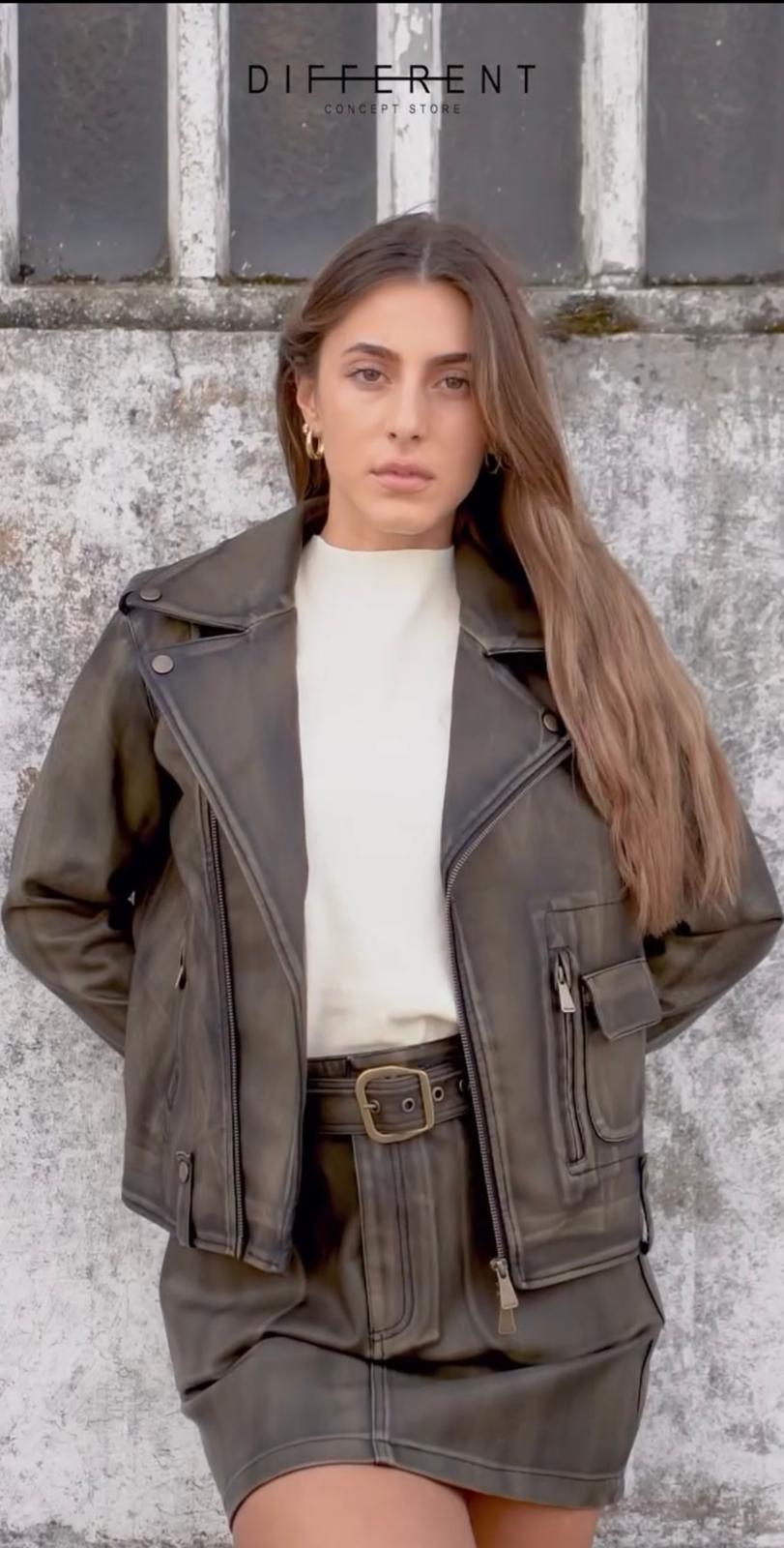 Saia efeito vintage GOA GOA