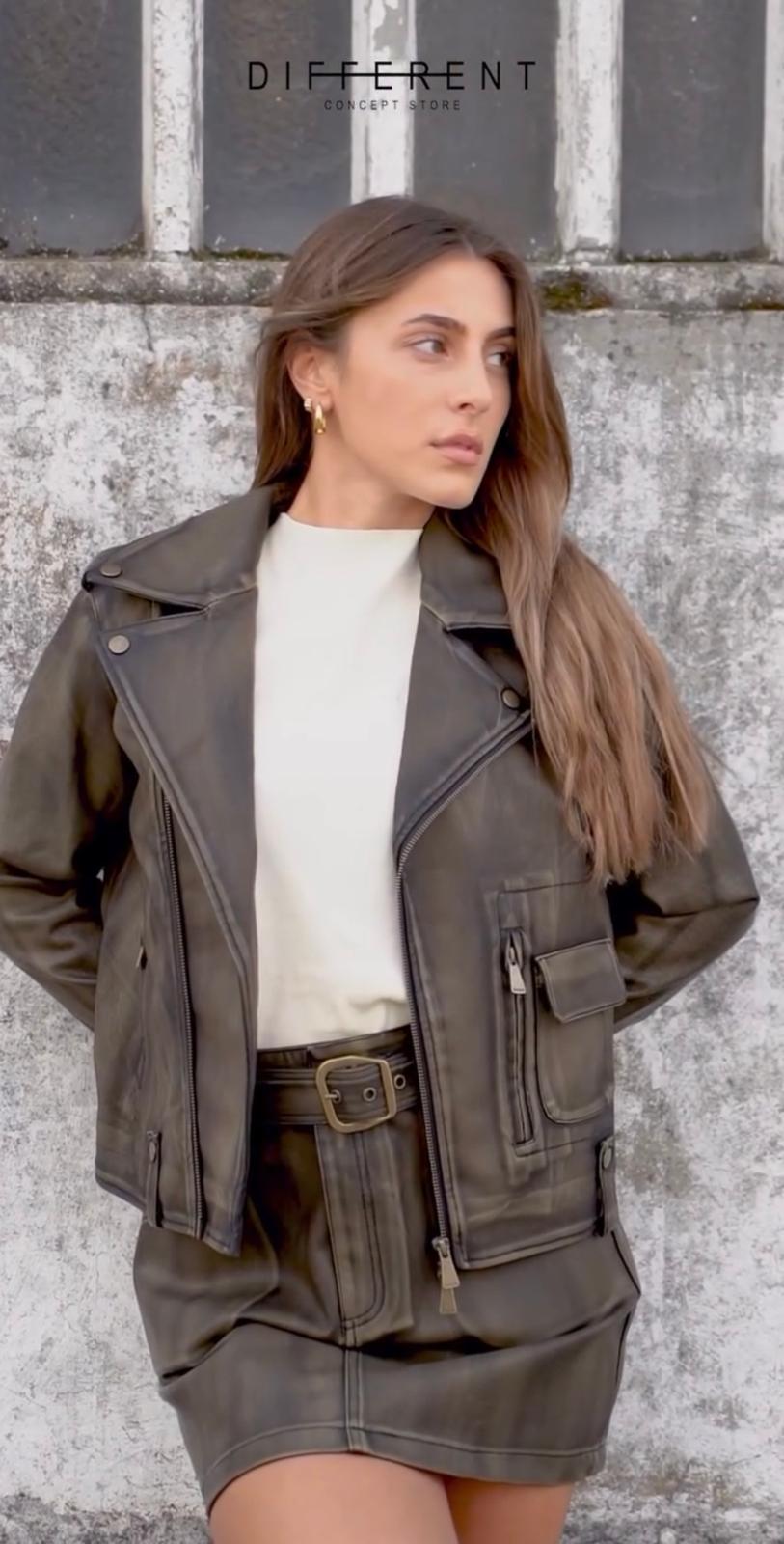 Saia efeito vintage GOA GOA