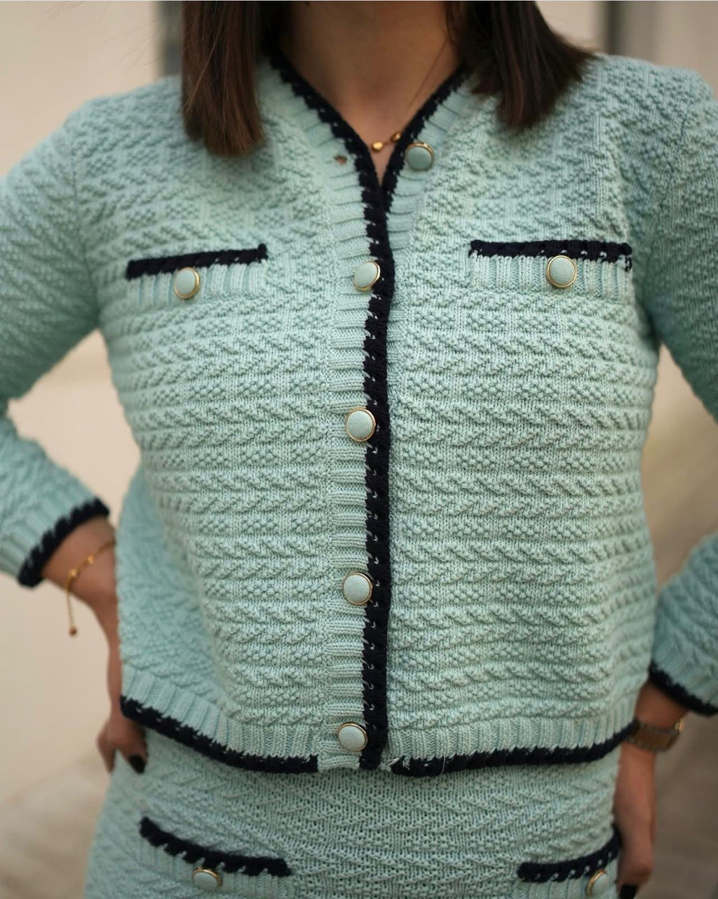 Casaco de malha jacquard TWINSET ACTITUDE