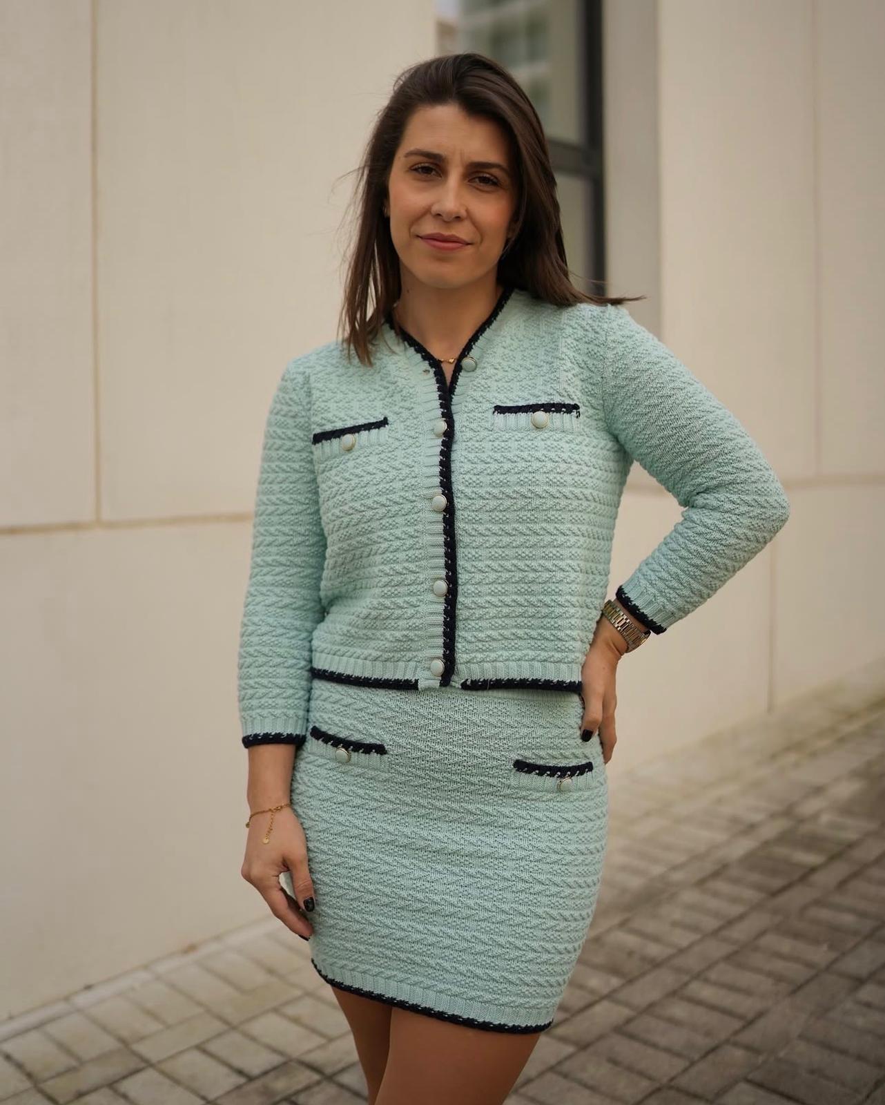 Saia de malha jacquard TWINSET ACTITUDE