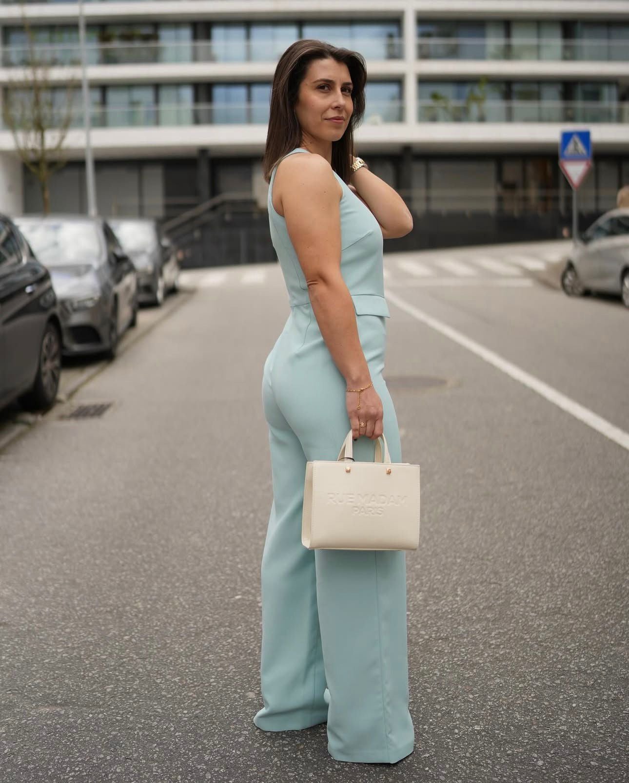 Macacão longo em crepe piqué TWINSET ACTITUDE