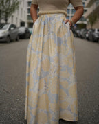 Saia comprida com estampa de rosas TWINSET ACTITUDE