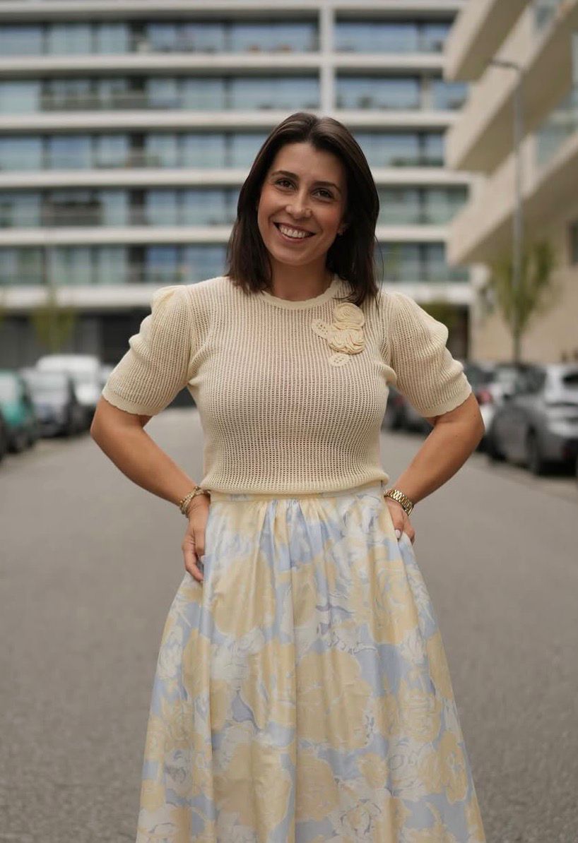 Camisola de malha com flores de crochê TWINSET ACTITUDE