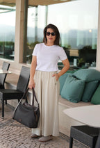 Pantalona de malha fluída Armani Exchange