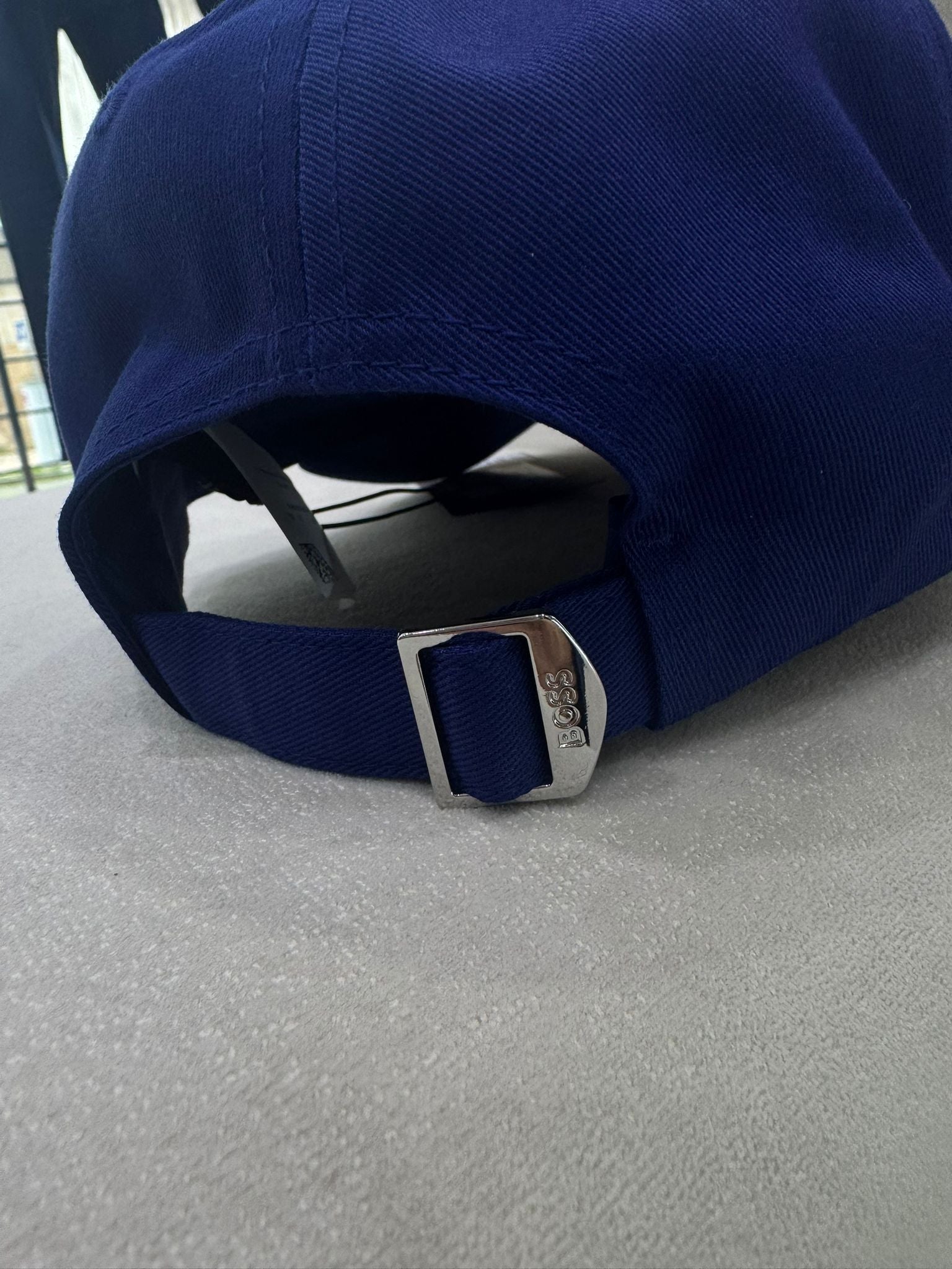 Boné em sarja de algodão com logo bordado BOSS