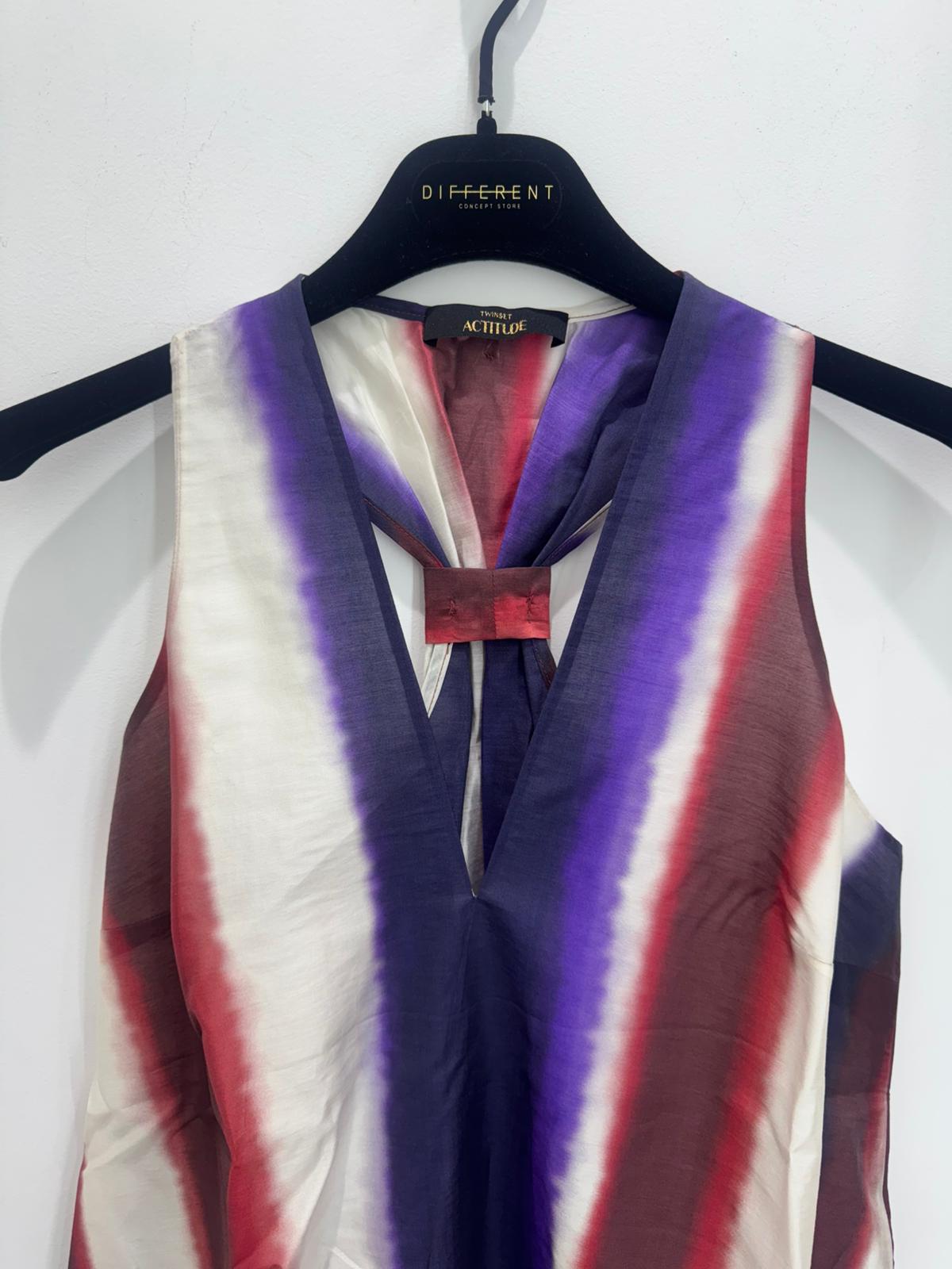 Top com riscas degradê TWINSET