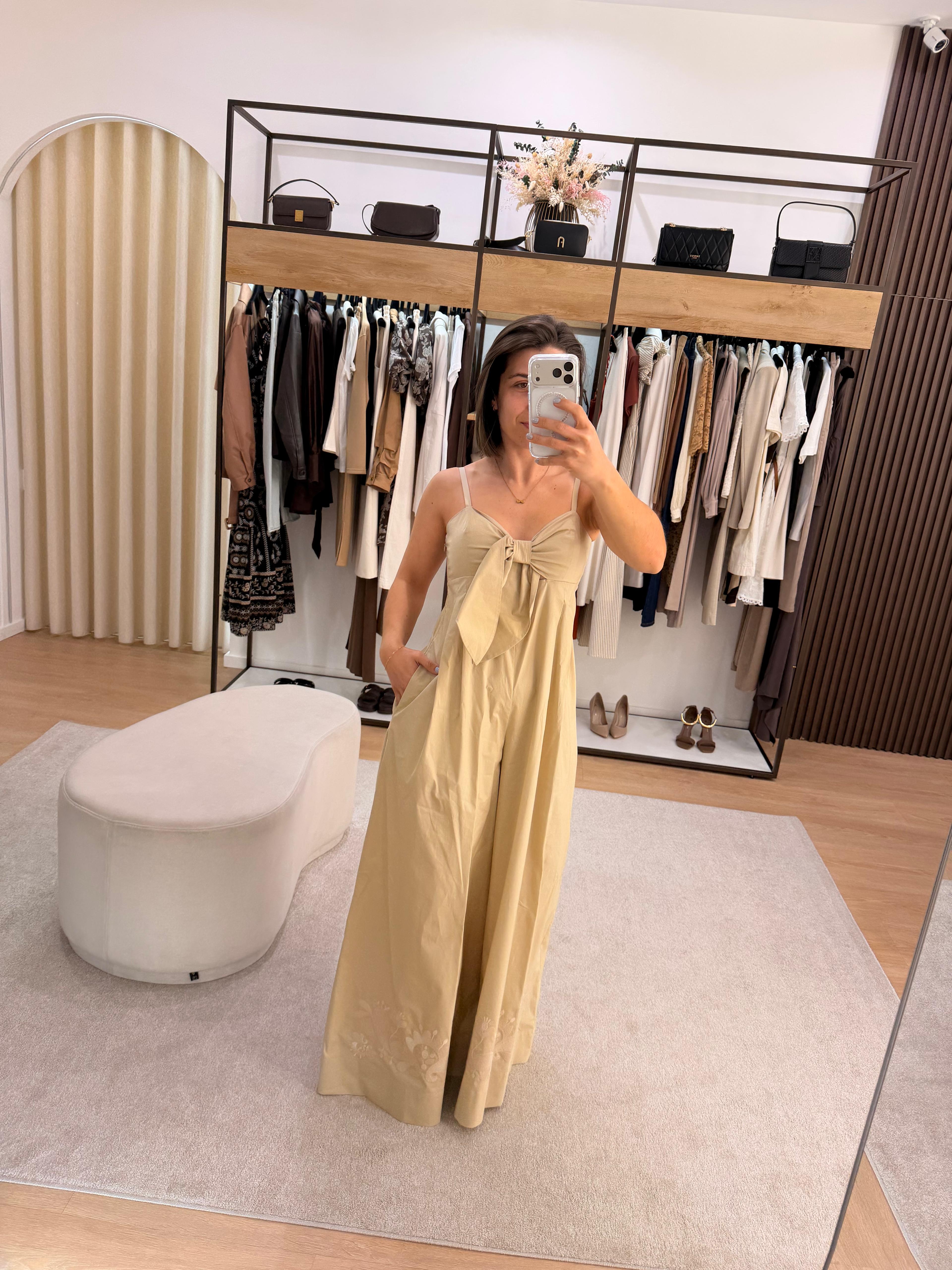 Macacão laço frontal TWINSET