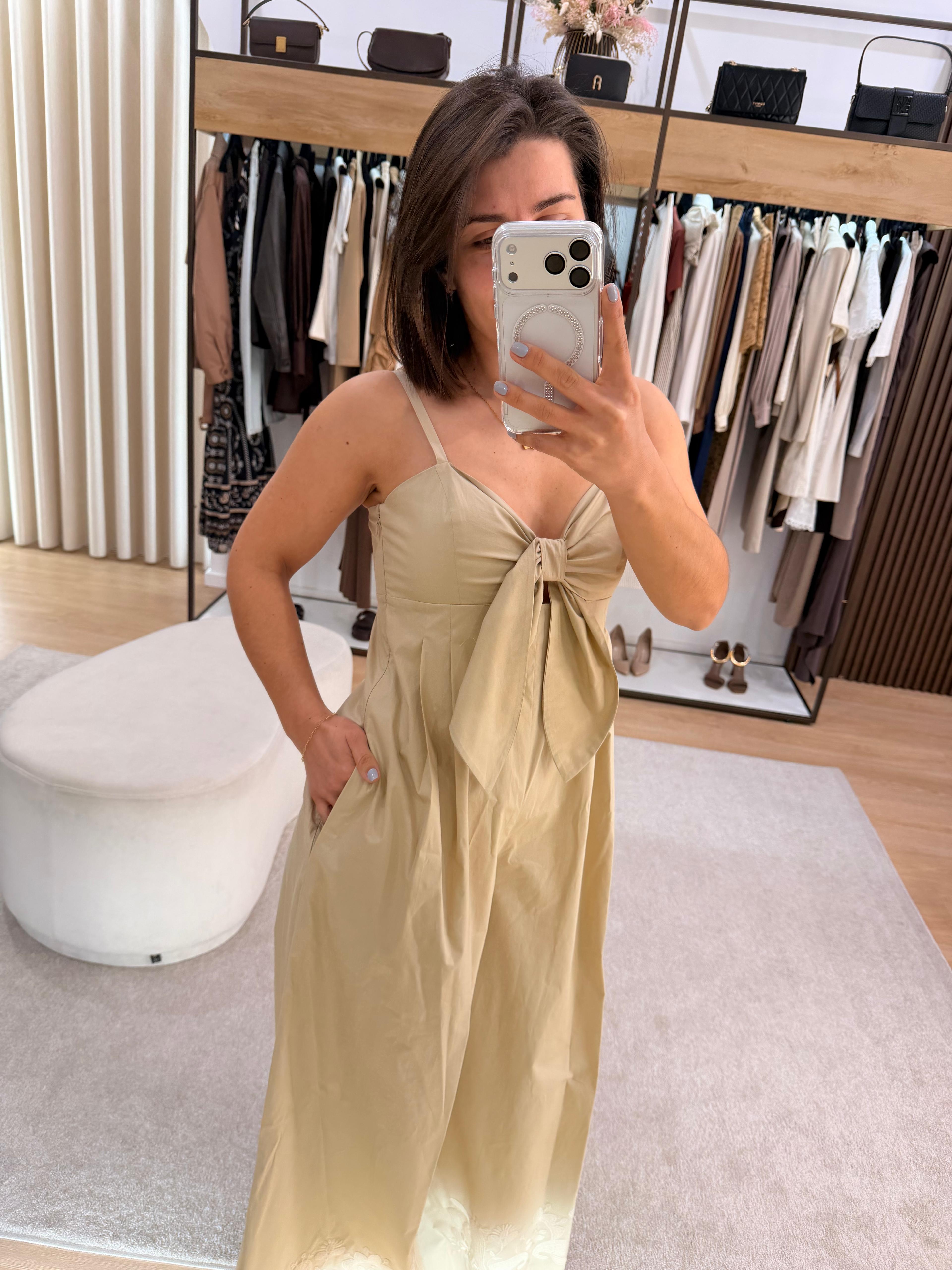 Macacão laço frontal TWINSET