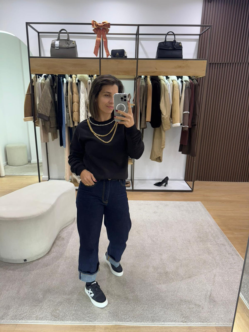 Sweatshirt com corrente Markup