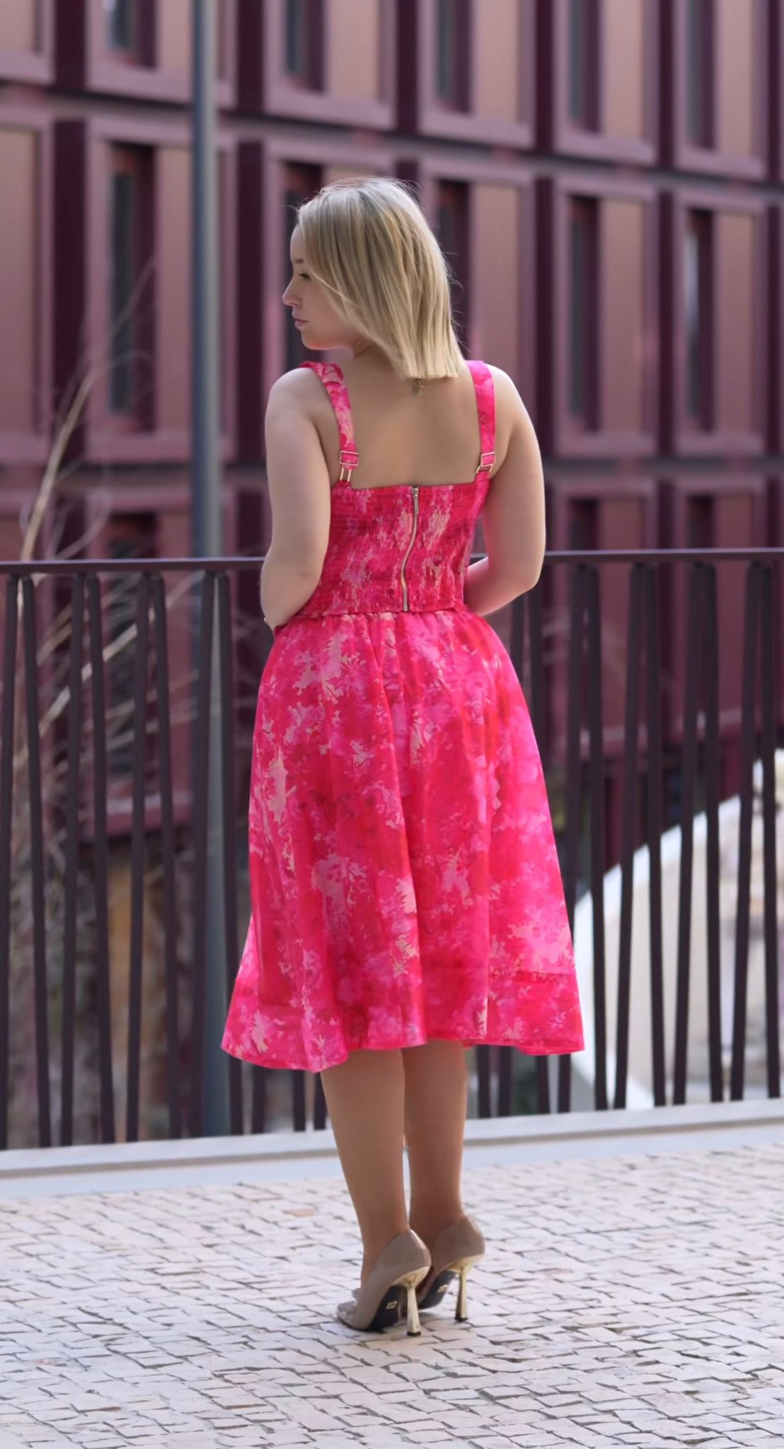 Saia midi com estampa multicolorida FRACOMINA