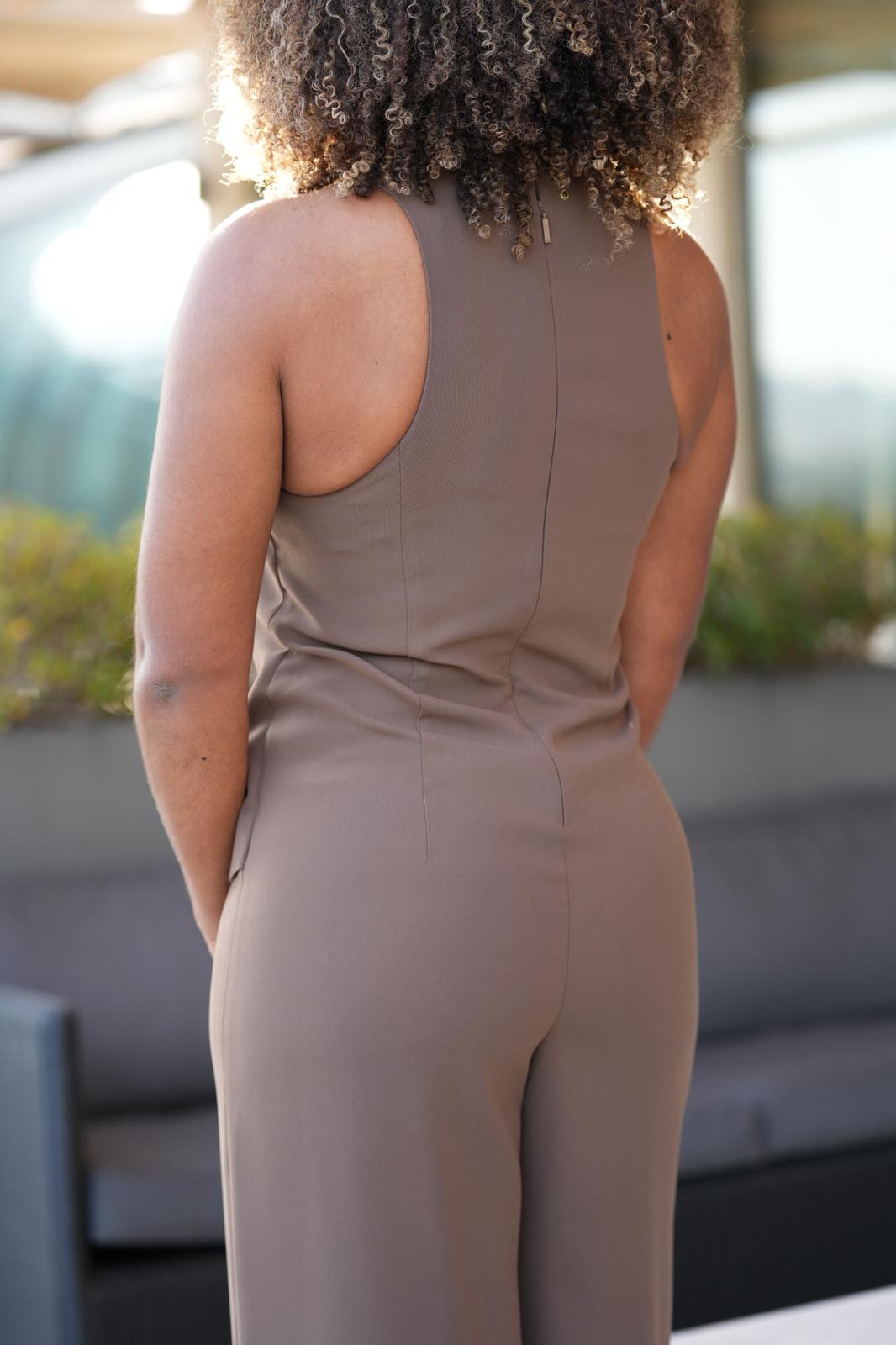 Macacão com rachas laterais Armani Exchange