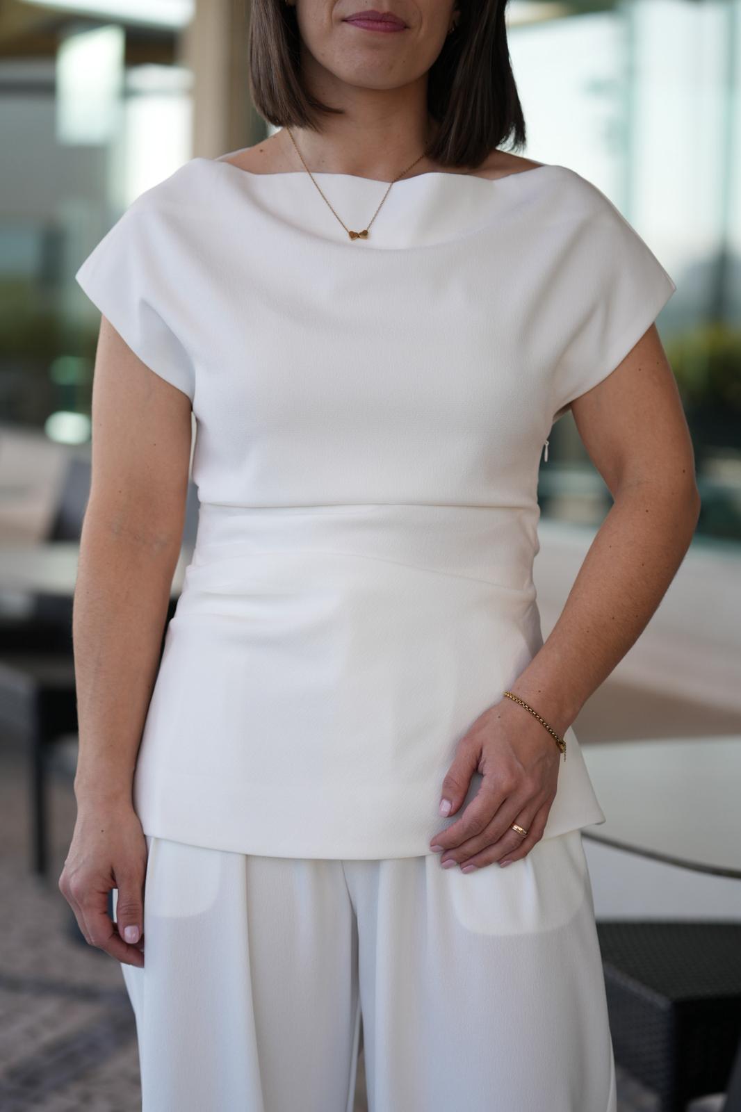 Top com detalhe franzido ELEH